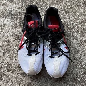 Nike Men's Running Shoes Nike Zoom Eldoret II White‎ Black Size 8